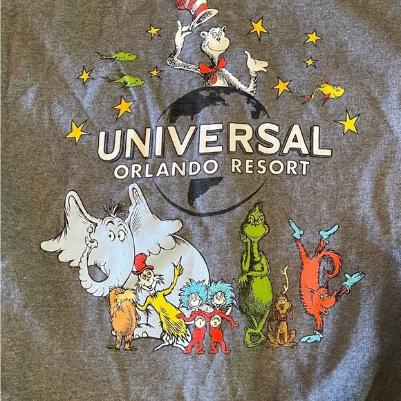 Universal Studios full zip front patch and full back graphic large thick hoodie - Picture 6 of 7